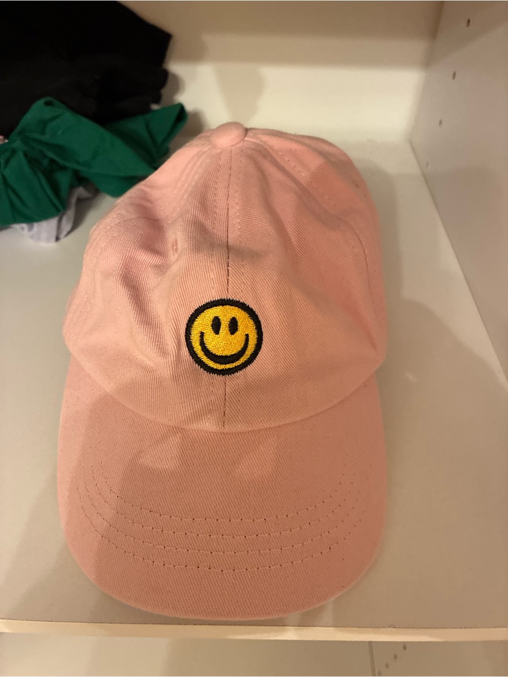 Sonmony Kids Pink Smiley Face Baseball Cap